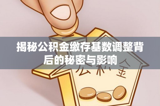 化州揭秘公积金缴存基数调整背后的秘密与影响