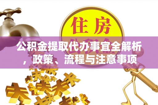 化州公积金提取代办事宜全解析，政策、流程与注意事项